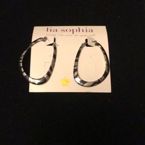 Lia Sophia Hoop Earrings